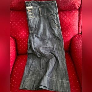 BCBGeneration Denim Capri pants flare Size 32